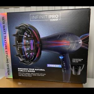 Infiniti pro Conair 1875 watt Texture Styler -New